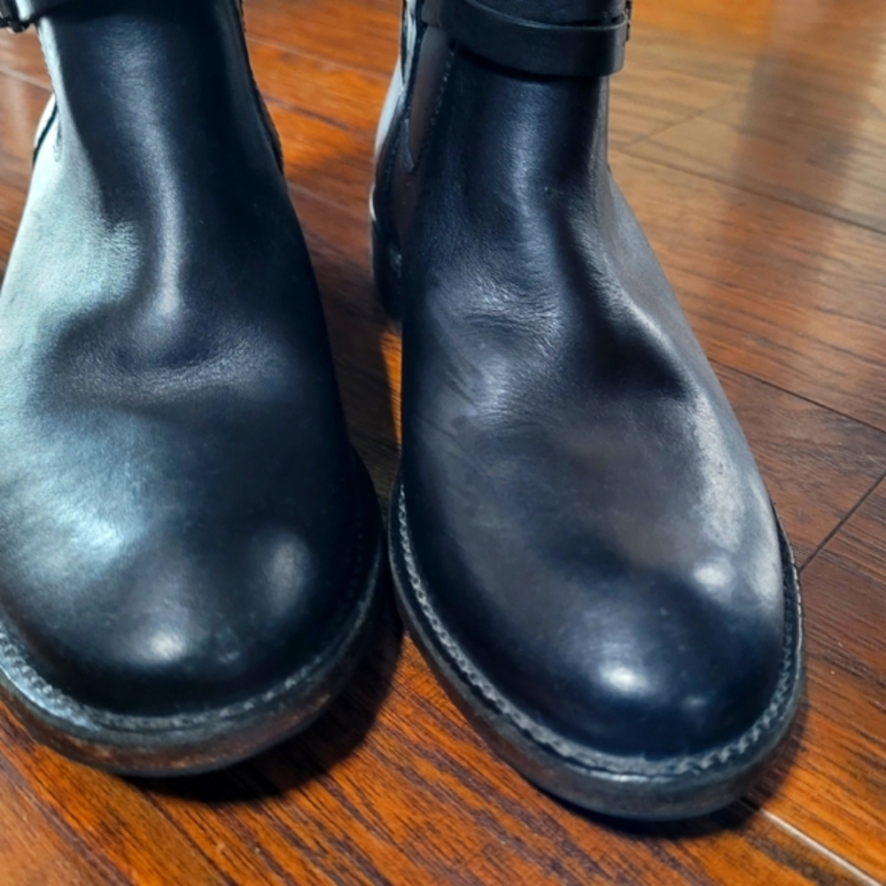 Frye Shirley OTK Leather Boots 7M Brown Riding Western Classic Tall Knee High - Picture 7 of 9